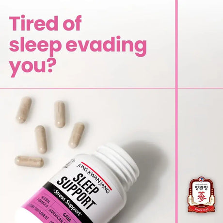 JUNGKWANJANG - JungKwanJang Sleep Support GABA Complex 500Mg. with American Ginseng 60 Capsulas - The Red Vitamin MX - Suplementos Alimenticios - {{ shop.shopifyCountryName }}