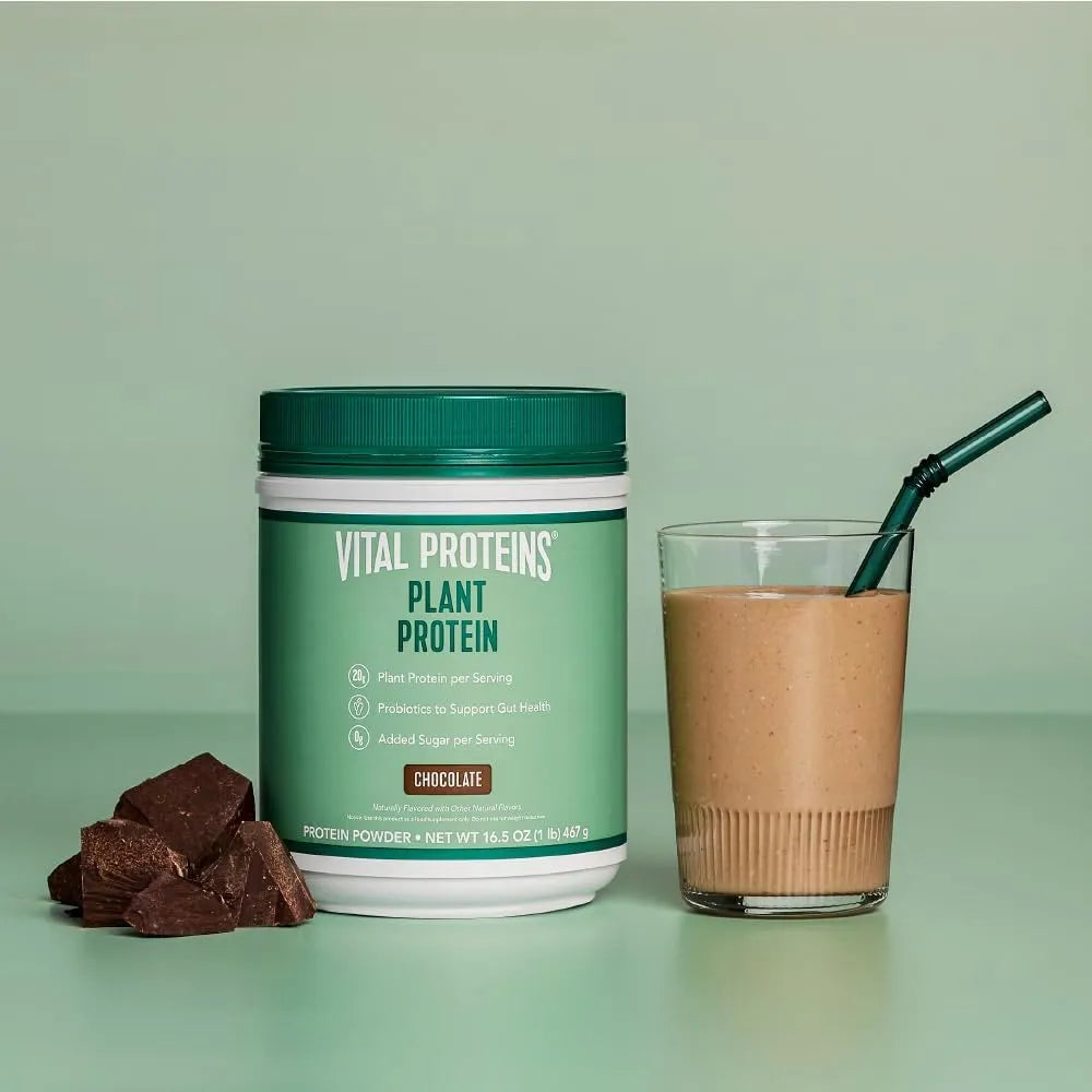 VITAL PROTEINS - Vital Proteins Plant Protein Powder Chocolate 467Gr. - The Red Vitamin MX - Suplementos Alimenticios - {{ shop.shopifyCountryName }}