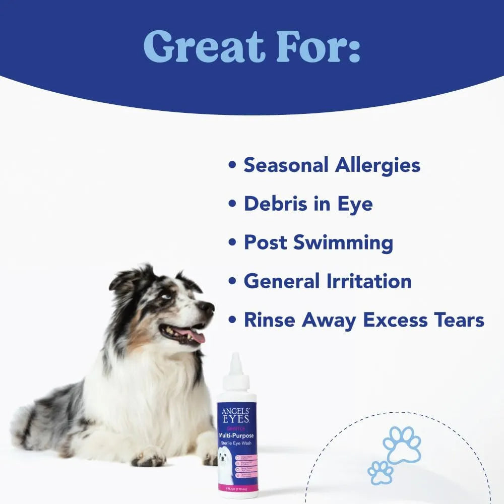 ANGELS' EYES - ANGELS' EYES Multi-Purpose Sterile Eye Wash 4 Fl.Oz. - The Red Vitamin MX - Cuidado De Los Ojos De Los Perros - {{ shop.shopifyCountryName }}