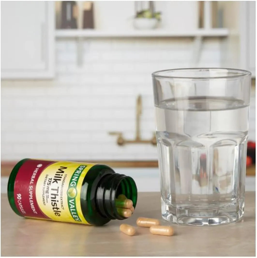 SPRING VALLEY - Spring Valley Milk Thistle 175Mg. 90 Capsulas 2 Pack - The Red Vitamin MX - Suplementos Alimenticios - {{ shop.shopifyCountryName }}