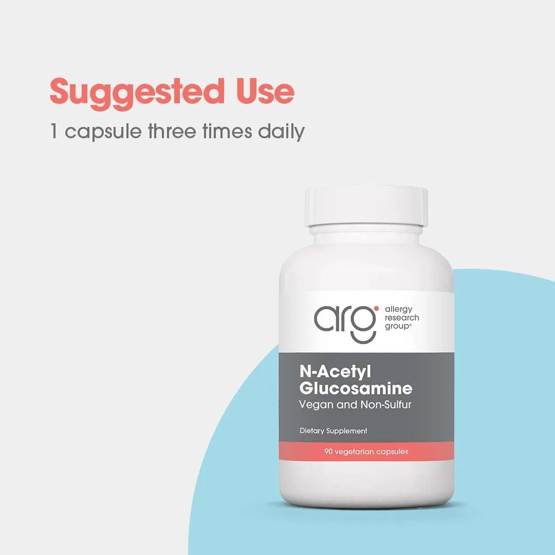 ALLERGY RESEARCH GROUP - Allergy Research Group N-Acetyl D-Glucosamine 500Mg. 90 Capsulas - The Red Vitamin MX - Suplementos Alimenticios - {{ shop.shopifyCountryName }}