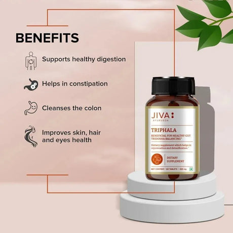 JIVA - JIVA Triphala 120 Tabletas - The Red Vitamin MX - Suplementos Alimenticios - {{ shop.shopifyCountryName }}