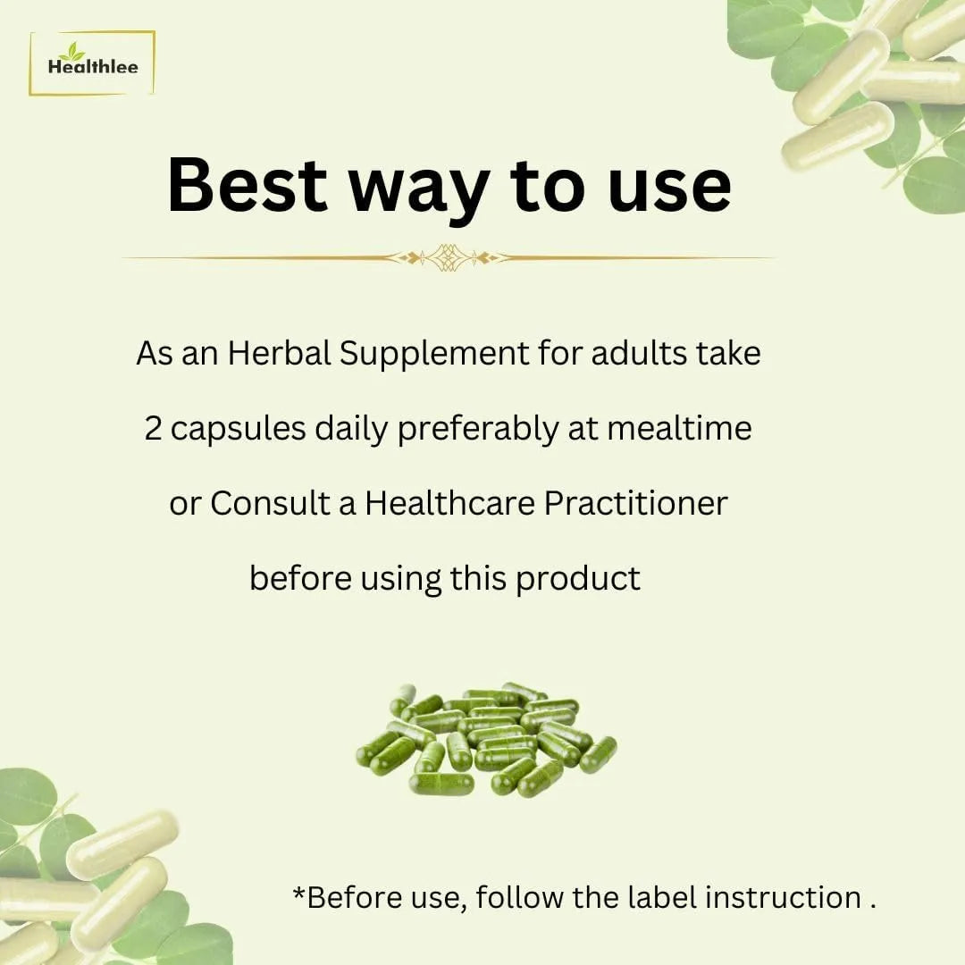HEALTHLEE - Healthlee Moringa 1000Mg. 180 Capsulas - The Red Vitamin MX - Suplementos Alimenticios - {{ shop.shopifyCountryName }}