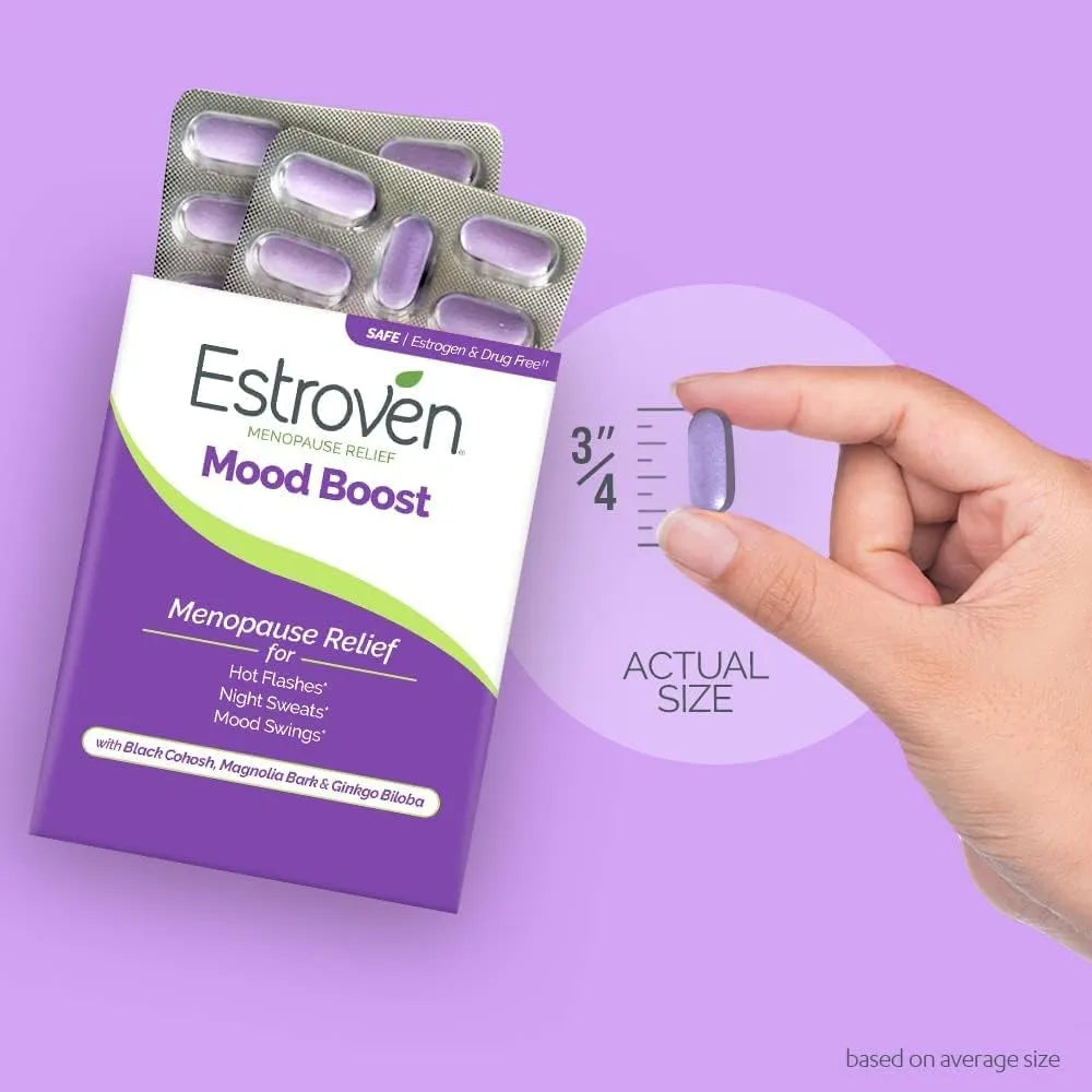 ESTROVEN - Estroven Mood Boost For Menopause Relief 30 Tabletas - The Red Vitamin MX - Suplementos Alimenticios - {{ shop.shopifyCountryName }}