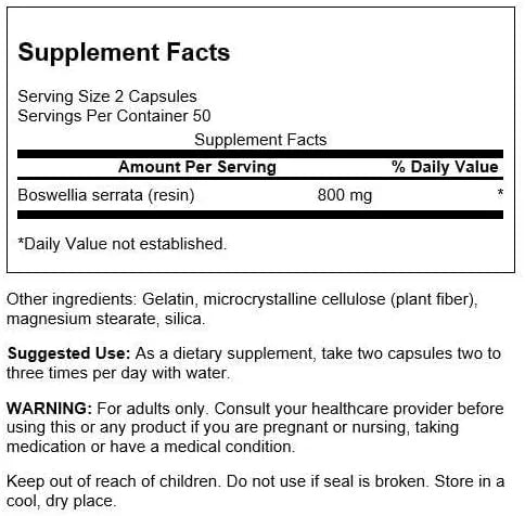 SWANSON - Swanson Boswellia 400Mg. 100 Capsulas - The Red Vitamin MX - Suplementos Alimenticios - {{ shop.shopifyCountryName }}