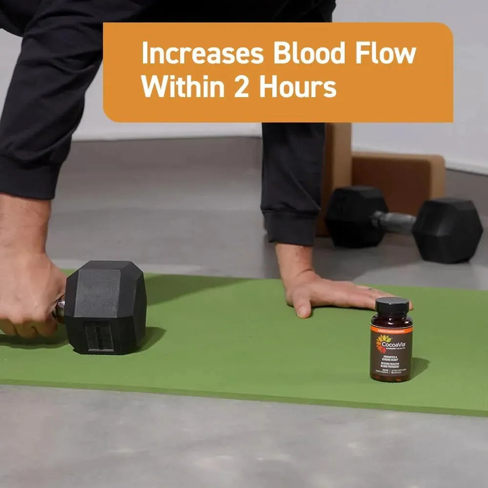 COCOAVIA - CocoaVia Cardio Health Cocoa Flavanols 500Mg. 60 Capsulas 2 Pack - The Red Vitamin MX - Suplementos Alimenticios - {{ shop.shopifyCountryName }}