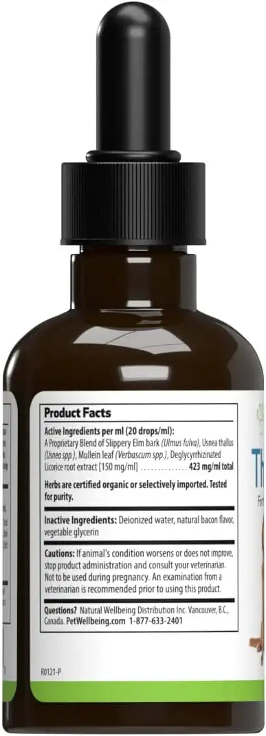 PET WELLBEING - Pet Wellbeing Throat Gold for Dogs 2 Fl.Oz. - The Red Vitamin MX - Medicamentos Sin Receta Para Perros - {{ shop.shopifyCountryName }}
