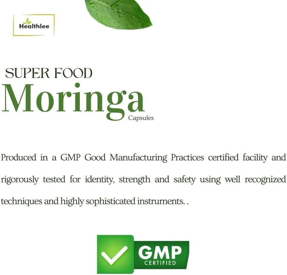 HEALTHLEE - Healthlee Moringa 1000Mg. 180 Capsulas - The Red Vitamin MX - Suplementos Alimenticios - {{ shop.shopifyCountryName }}