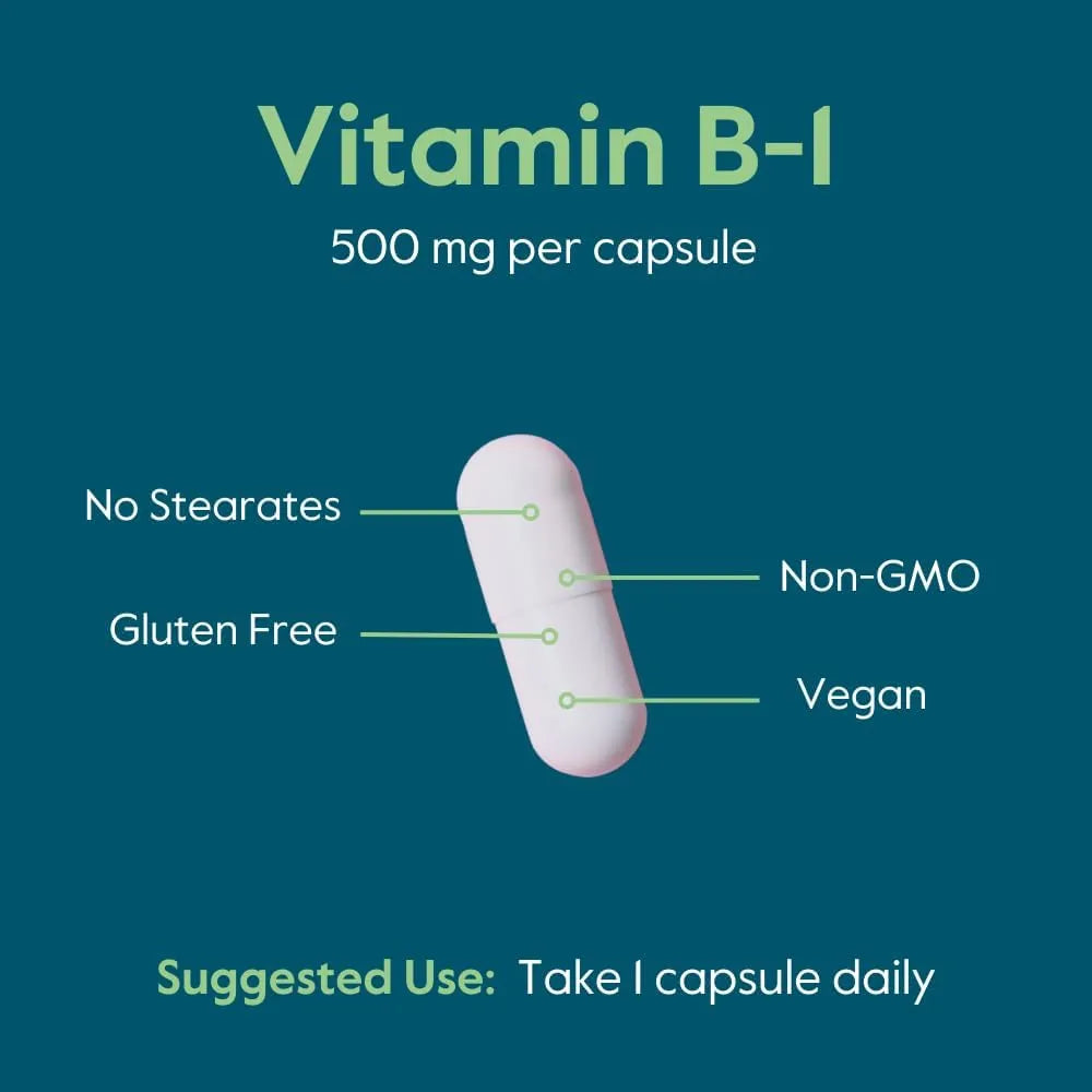 BESTVITE - BESTVITE Vitamin B-1 500Mg. 120 Capsulas 2 Pack - The Red Vitamin MX - Suplementos Alimenticios - {{ shop.shopifyCountryName }}
