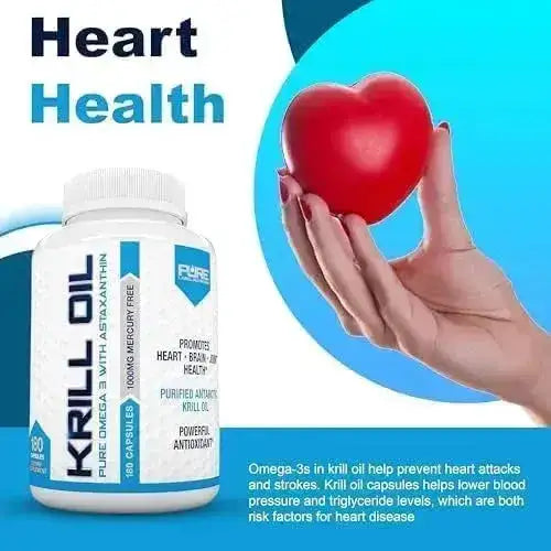 PURE LABEL NUTRITION - Pure Label Nutrition Krill Oil 1000Mg. 240 Capsulas - The Red Vitamin MX - Suplementos Alimenticios - {{ shop.shopifyCountryName }}