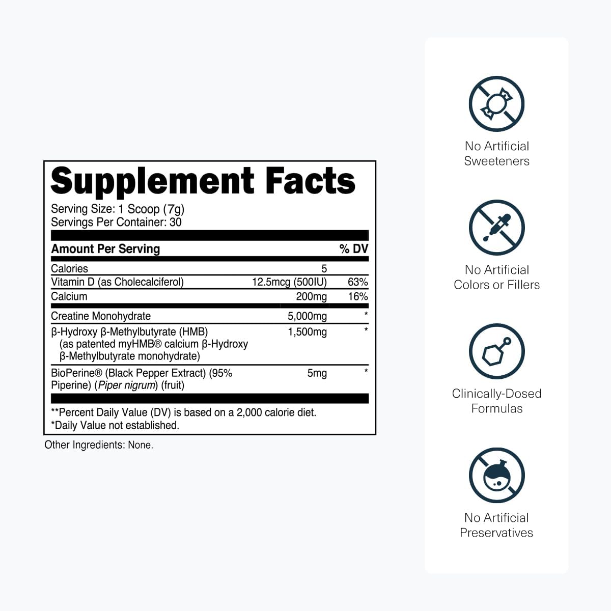 Transparent Labs Creatine HMB 210Gr.