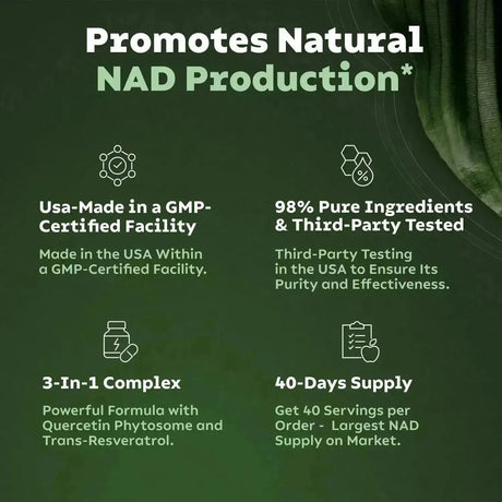 REUS RESEARCH - Reus Research Liposomal NAD Supplement Nueva Imagen 60 Capsulas - The Red Vitamin MX - Suplementos Alimenticios - {{ shop.shopifyCountryName }}