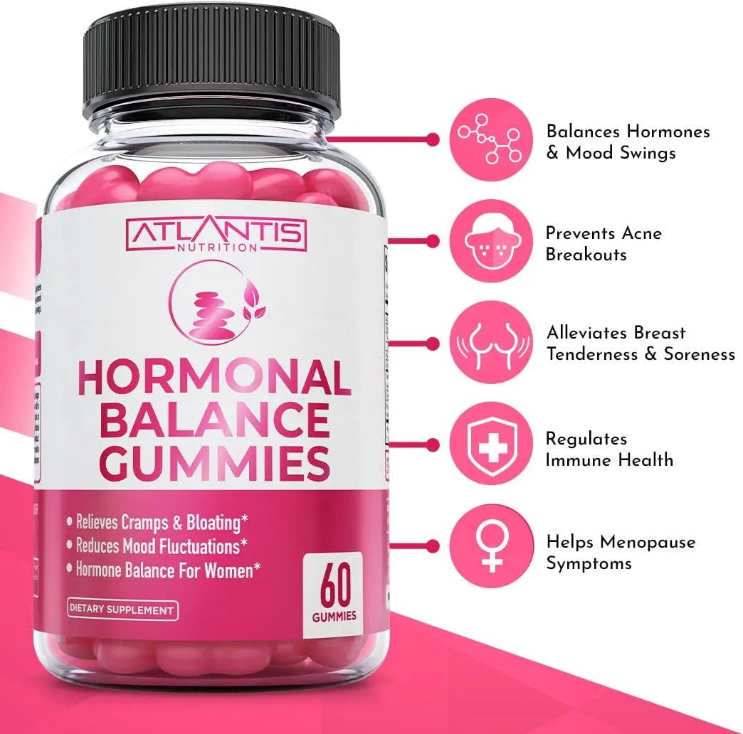 ATLANTIS NUTRITION - Atlantis Nutrition Hormonal Balance 60 Gomitas - The Red Vitamin MX - Suplementos Alimenticios - {{ shop.shopifyCountryName }}