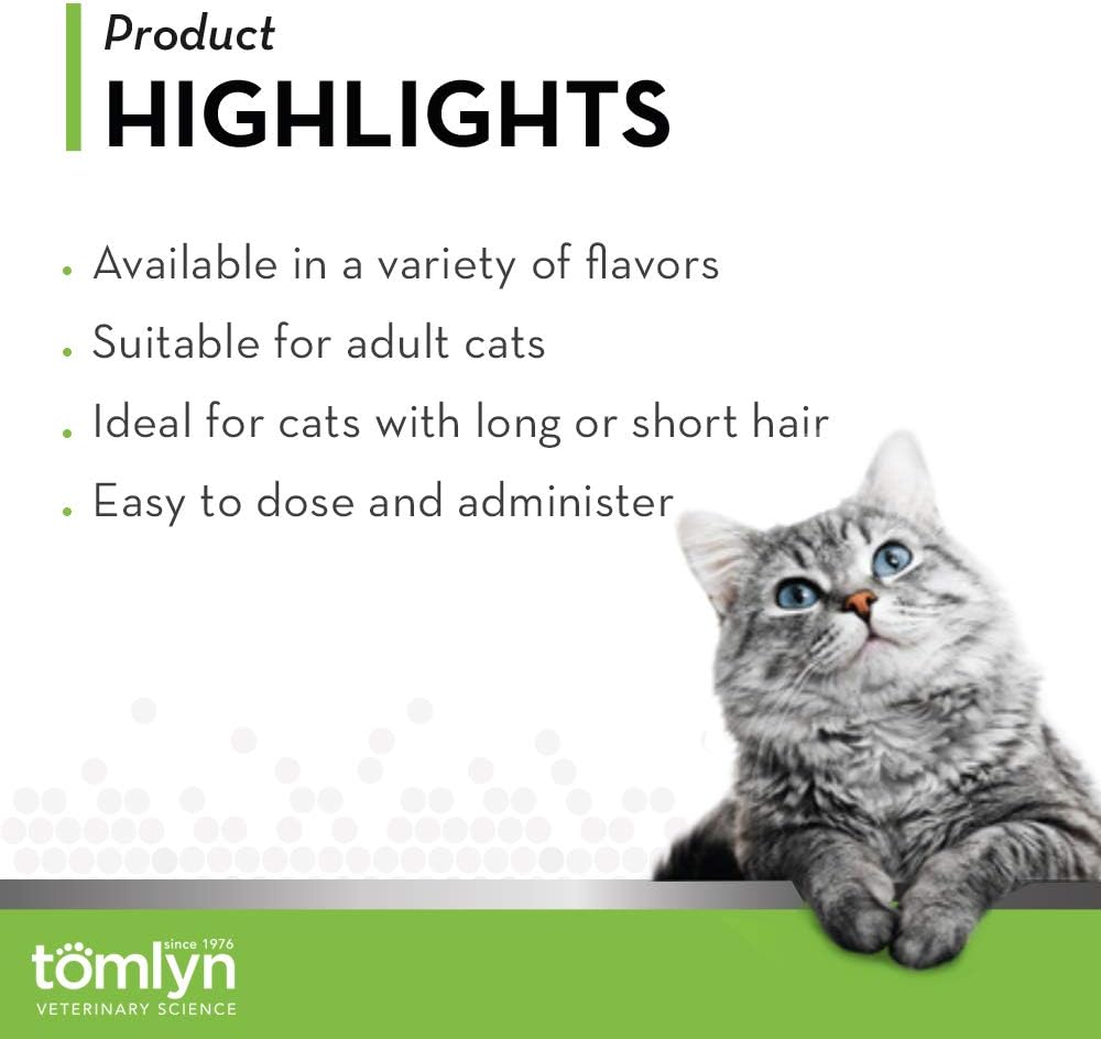 Tomlyn Laxatone Catnip-Flavored Hairball Remedy Gel for Cats 4.25 Oz.