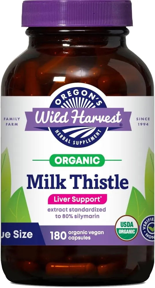 OREGON'S WILD HARVEST - Oregon's Wild Harvest Milk Thistle 180 Capsulas - The Red Vitamin MX - Suplementos Alimenticios - {{ shop.shopifyCountryName }}