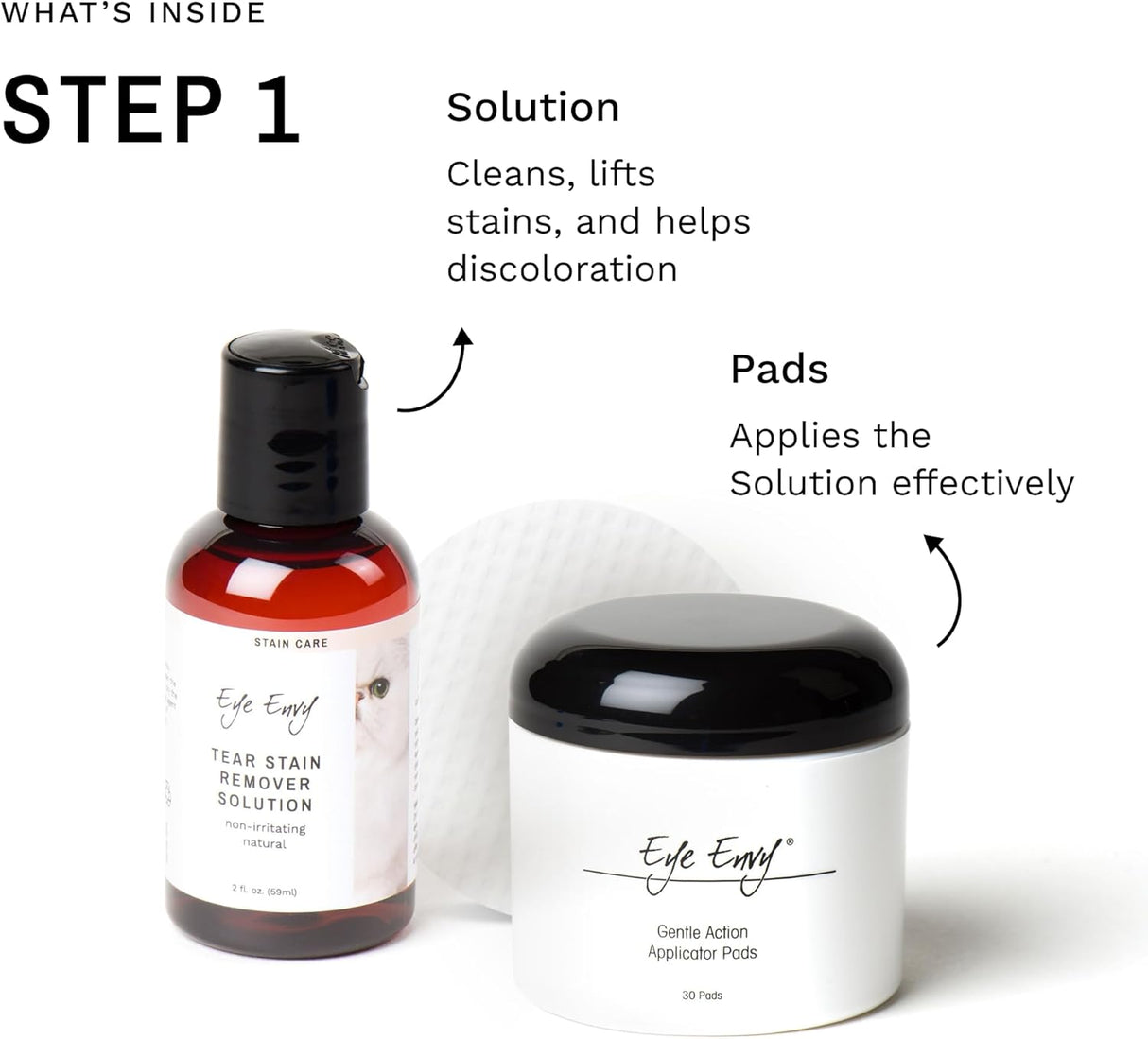 Eye Envy Cat Tear Stain Remover Starter Kit