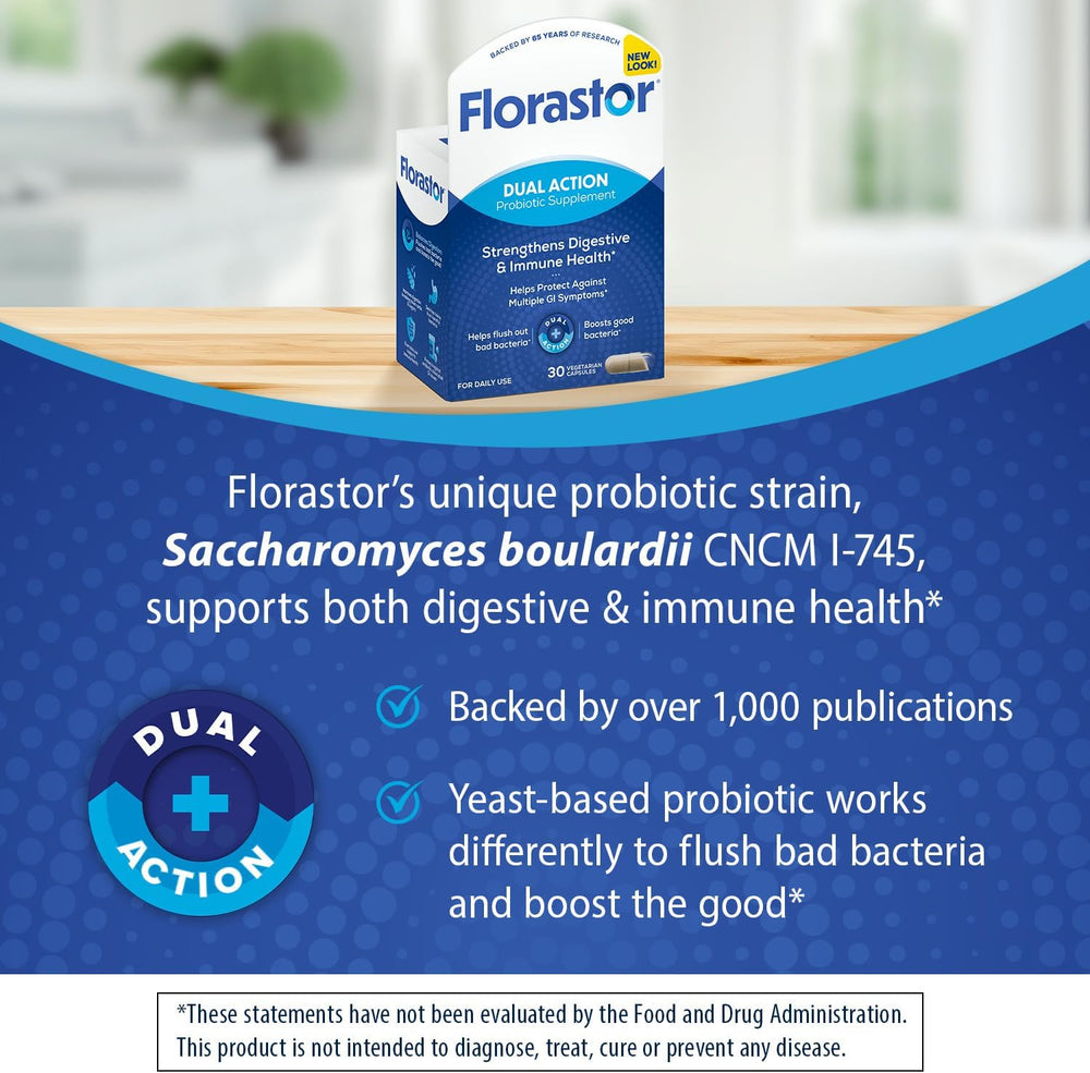 Florastor Probiotics 30 Capsulas