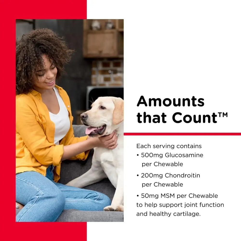 NUTRI-VET - Nutri-Vet Hip & Joint Chewable Dog Extra Strength 120 Tabletas Masticables - The Red Vitamin MX - Cuidado De Cadera Y Articulaciones Para Perros - {{ shop.shopifyCountryName }}