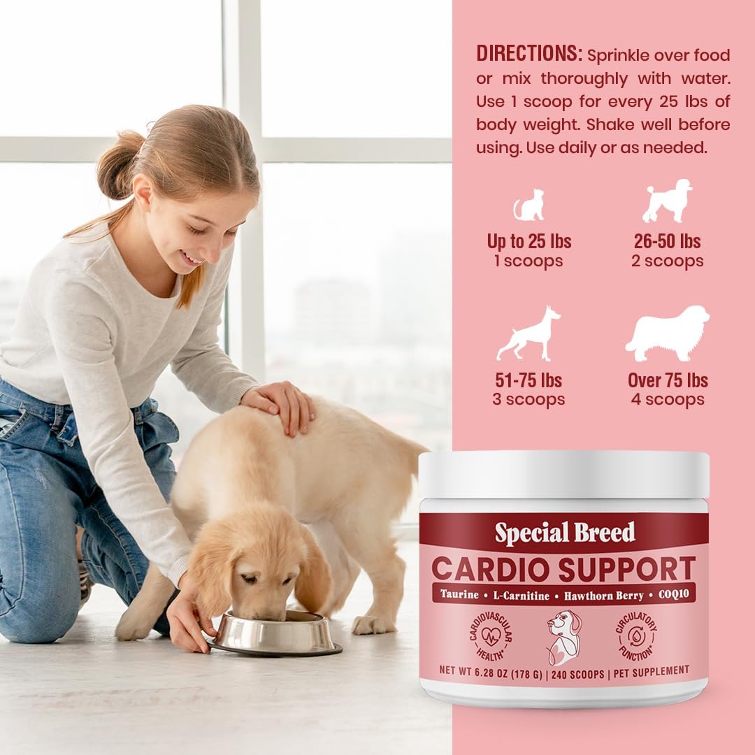 Special Breed Cardio Support for Dogs 240 Servicios 178Gr.