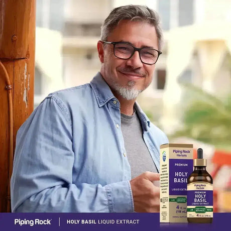 PIPING ROCK - Piping Rock Holy Basil Liquid Extract 4 Fl.Oz. - The Red Vitamin MX - Suplementos Alimenticios - {{ shop.shopifyCountryName }}