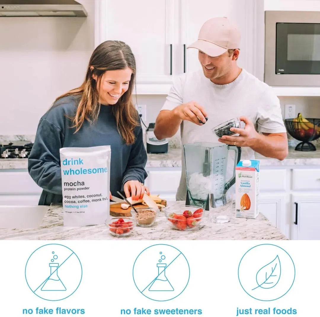 DRINK WHOLESOME - drink wholesome Mocha Egg White Protein Powder 533Gr. - The Red Vitamin MX - Suplementos Alimenticios - {{ shop.shopifyCountryName }}