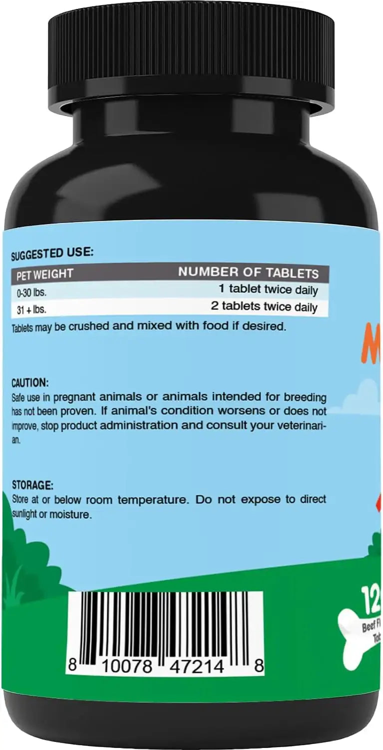 VITAMATIC - Vitamatic Melatonin for Dogs Beef Flavor 6Mg. 120 Tabletas Masticables - The Red Vitamin MX - Relajantes Para Perros - {{ shop.shopifyCountryName }}
