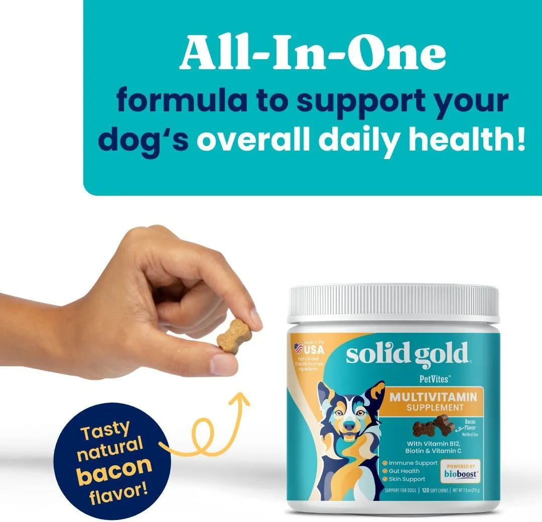 The Red Vitamin MX - Solid Gold Dog Multivitamin Bacon Flavor 120 Masticables - The Red Vitamin MX - SOLID GOLD - {{ shop.shopifyCountryName }}