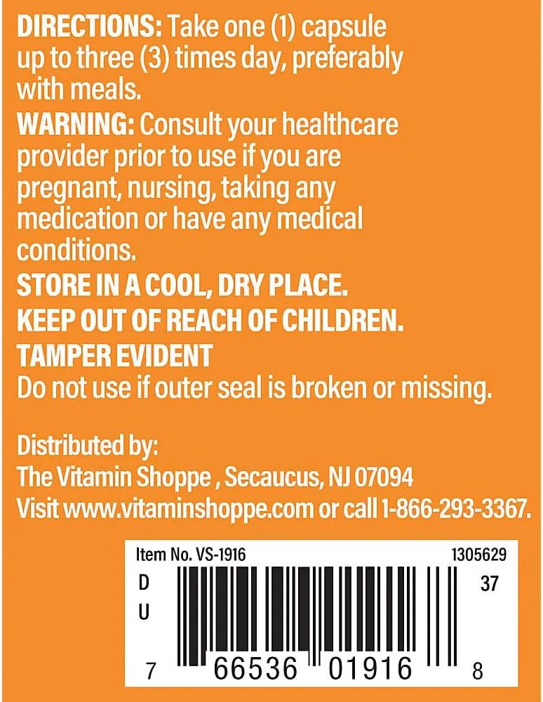 THE VITAMIN SHOPPE - The Vitamin Shoppe L-Carnosine 500Mg. 100 Capsulas - The Red Vitamin MX - Suplementos Alimenticios - {{ shop.shopifyCountryName }}