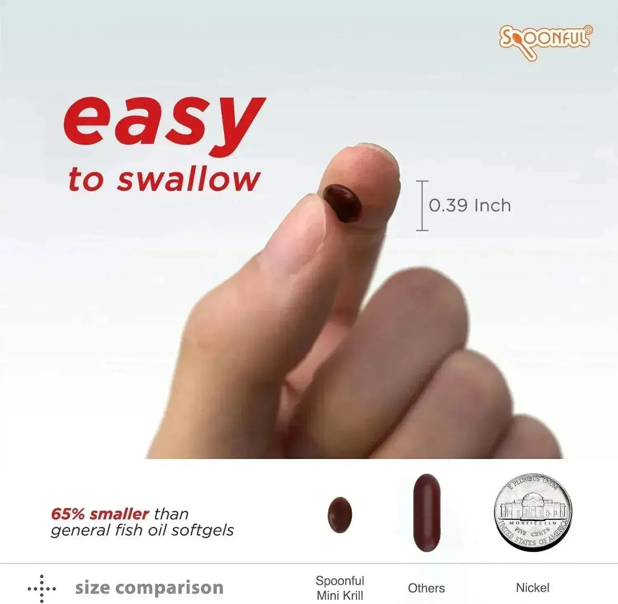 SPOONFUL - Spoonful Mini Krill Oil 375Mg. 390 Capsulas Blandas - The Red Vitamin MX - Suplementos Alimenticios - {{ shop.shopifyCountryName }}