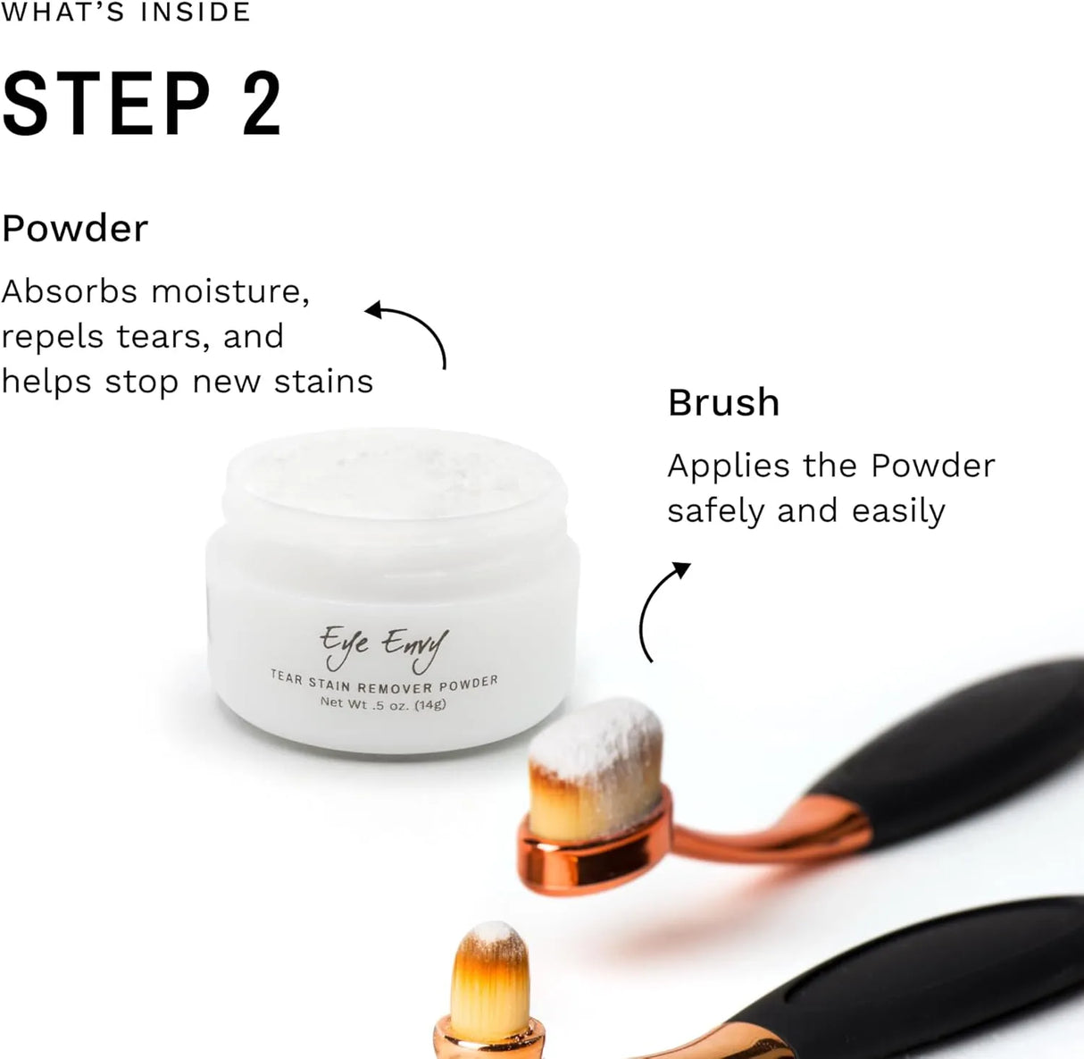 EYE ENVY - Eye Envy Dog Tear Stain Remover Starter Kit with ProPowder Brush - The Red Vitamin MX - Cuidado De Los Ojos De Los Perros - {{ shop.shopifyCountryName }}