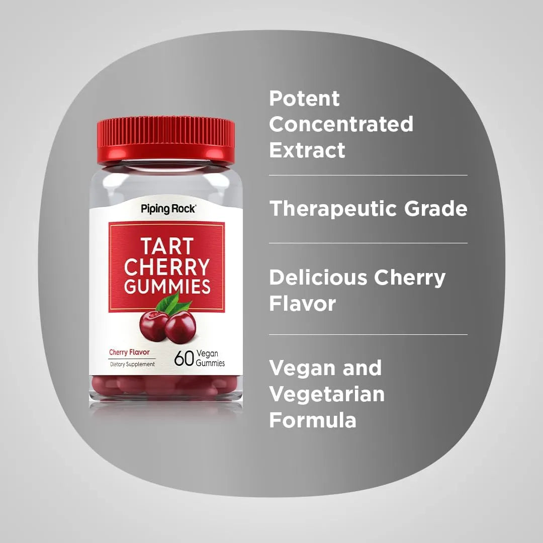 PIPING ROCK - Piping Rock Tart Cherry Gummies 60 Gomitas - The Red Vitamin MX - Suplementos Alimenticios - {{ shop.shopifyCountryName }}