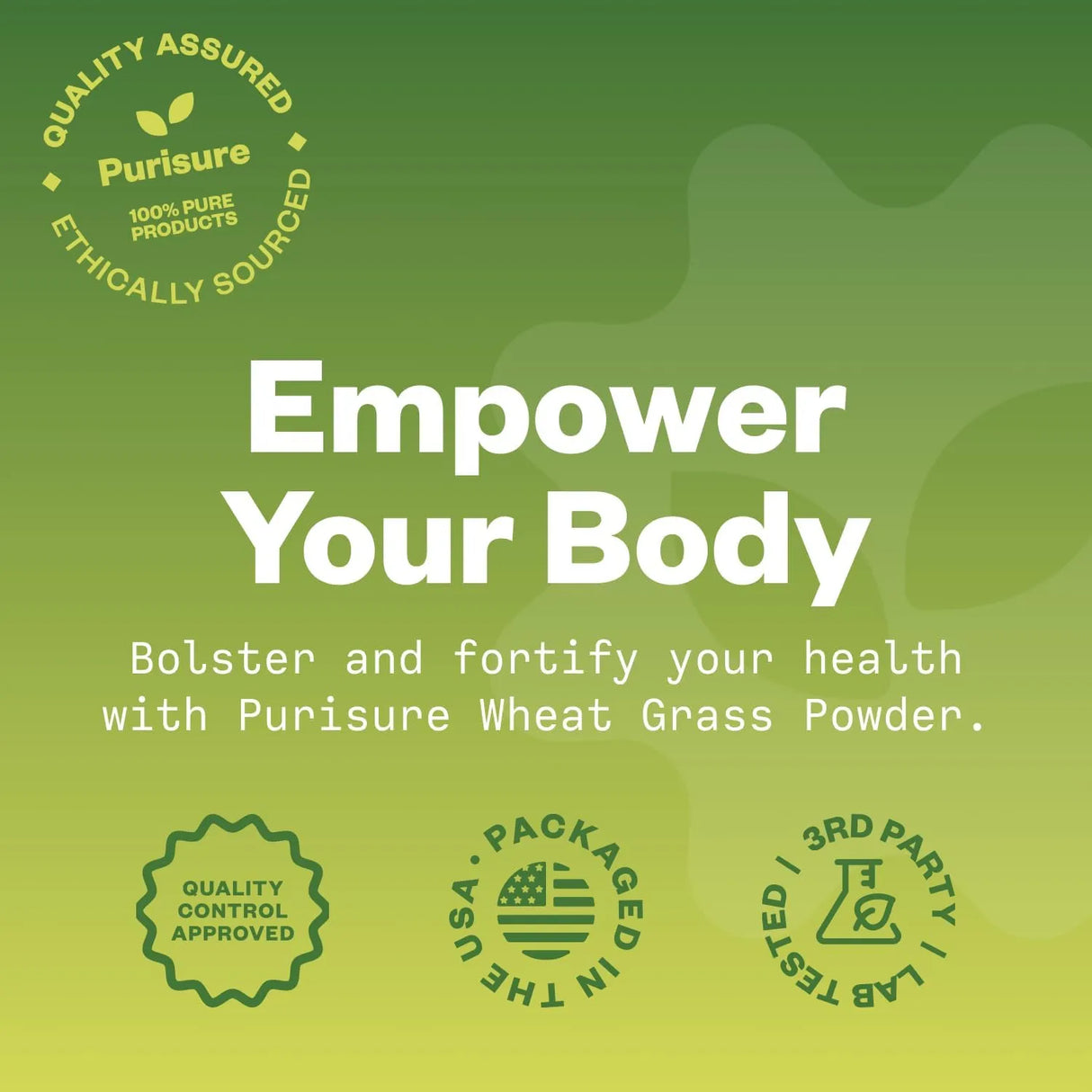 PURISURE - Purisure Wheatgrass Powder 150Gr. - The Red Vitamin MX - Suplementos Alimenticios - {{ shop.shopifyCountryName }}