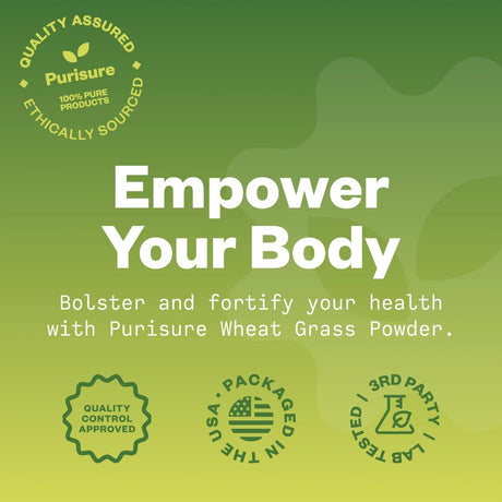 PURISURE - Purisure Wheatgrass Powder 150Gr. - The Red Vitamin MX - Suplementos Alimenticios - {{ shop.shopifyCountryName }}