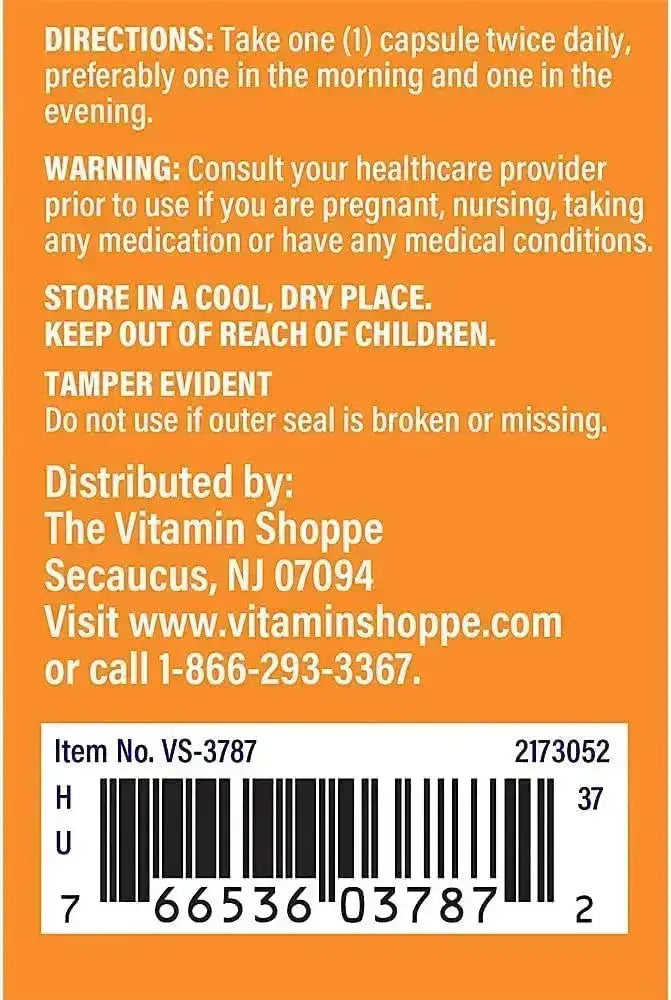 THE VITAMIN SHOPPE - The Vitamin Shoppe Huperzine A with Ginkgo Biloba 60 Capsulas - The Red Vitamin MX - Suplementos Alimenticios - {{ shop.shopifyCountryName }}