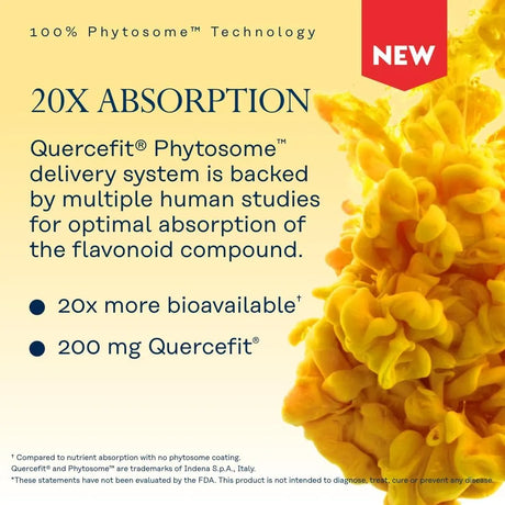 SOLARAY - SOLARAY Quercetin Phytosome 30 Capsulas - The Red Vitamin MX - Suplementos Alimenticios - {{ shop.shopifyCountryName }}