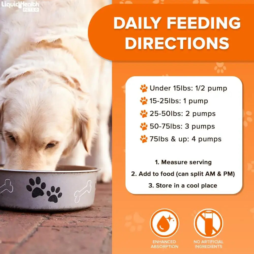 LIQUIDHEALTH - Liquid Health Pets K9 Omega 3 Fish Oil for Dogs 16 Fl.Oz. 2 Pack - The Red Vitamin MX - Aceite De Pescado Para Perros - {{ shop.shopifyCountryName }}