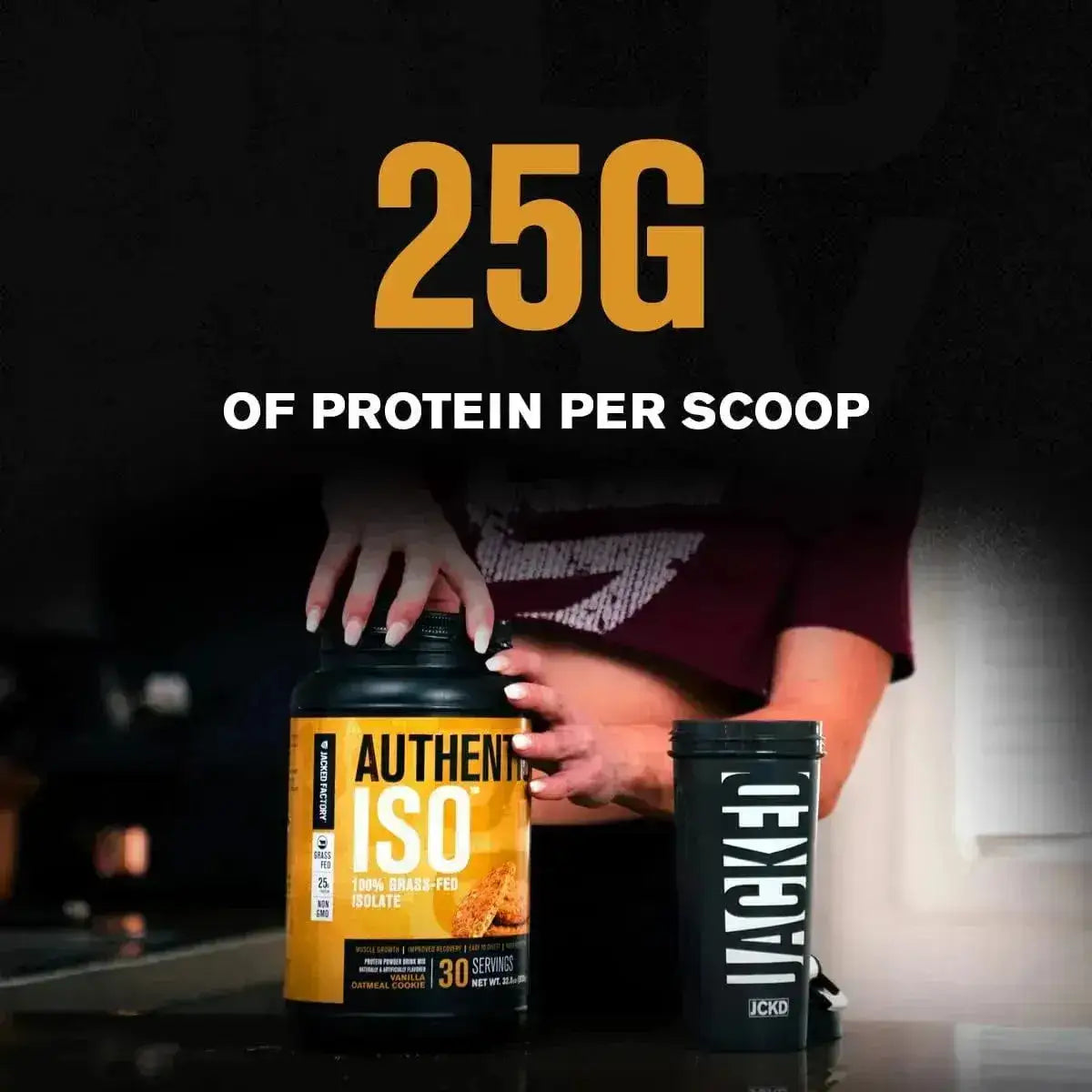 JACKED FACTORY - Jacked Factory Authentic ISO Grass Fed Whey Protein Isolate Powder Chocolate Peanut Butter 999Gr. - The Red Vitamin MX - Suplementos Alimenticios - {{ shop.shopifyCountryName }}