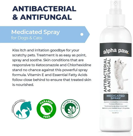 SMILLING PAWS - Smiling Paws Pets Advanced Spray for Cats & Dogs 8 Fl.Oz. - The Red Vitamin MX - Remedios Para La Picazón De Perros - {{ shop.shopifyCountryName }}