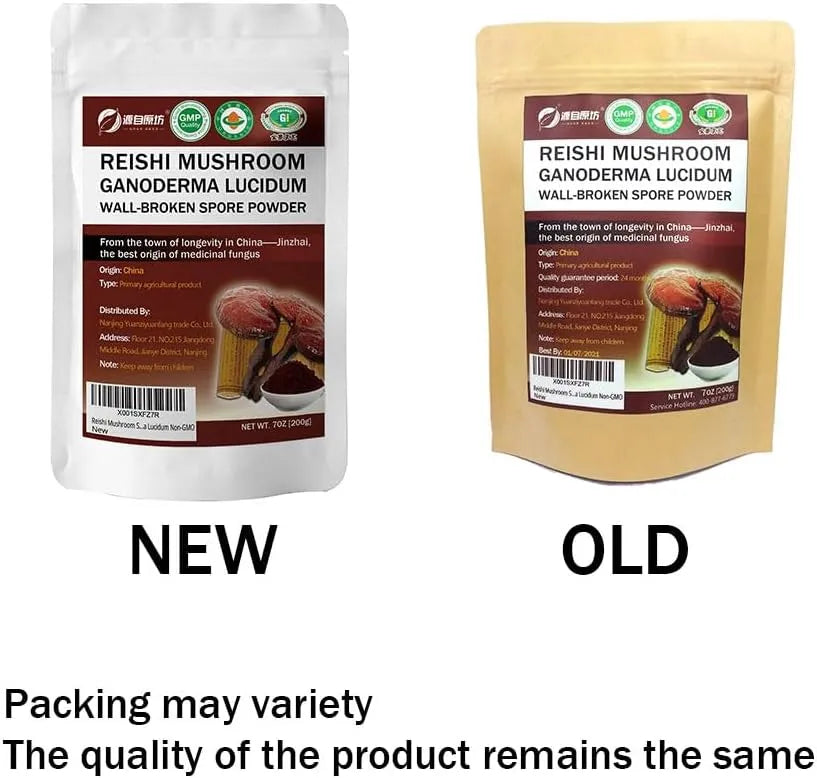 YUANZIYUANGANF - Yuanziyuanfang Red Reishi Mushroom Powder 200Gr. - The Red Vitamin MX - Suplementos Alimenticios - {{ shop.shopifyCountryName }}