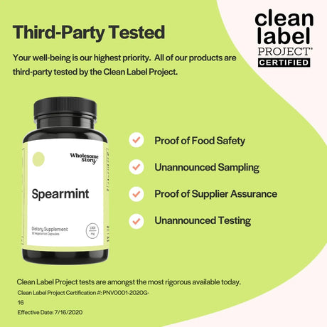 WHOLESOME STORY - Wholesome Story Organic Spearmint 1000Mg. 90 Capsulas - The Red Vitamin MX - Suplementos Alimenticios - {{ shop.shopifyCountryName }}