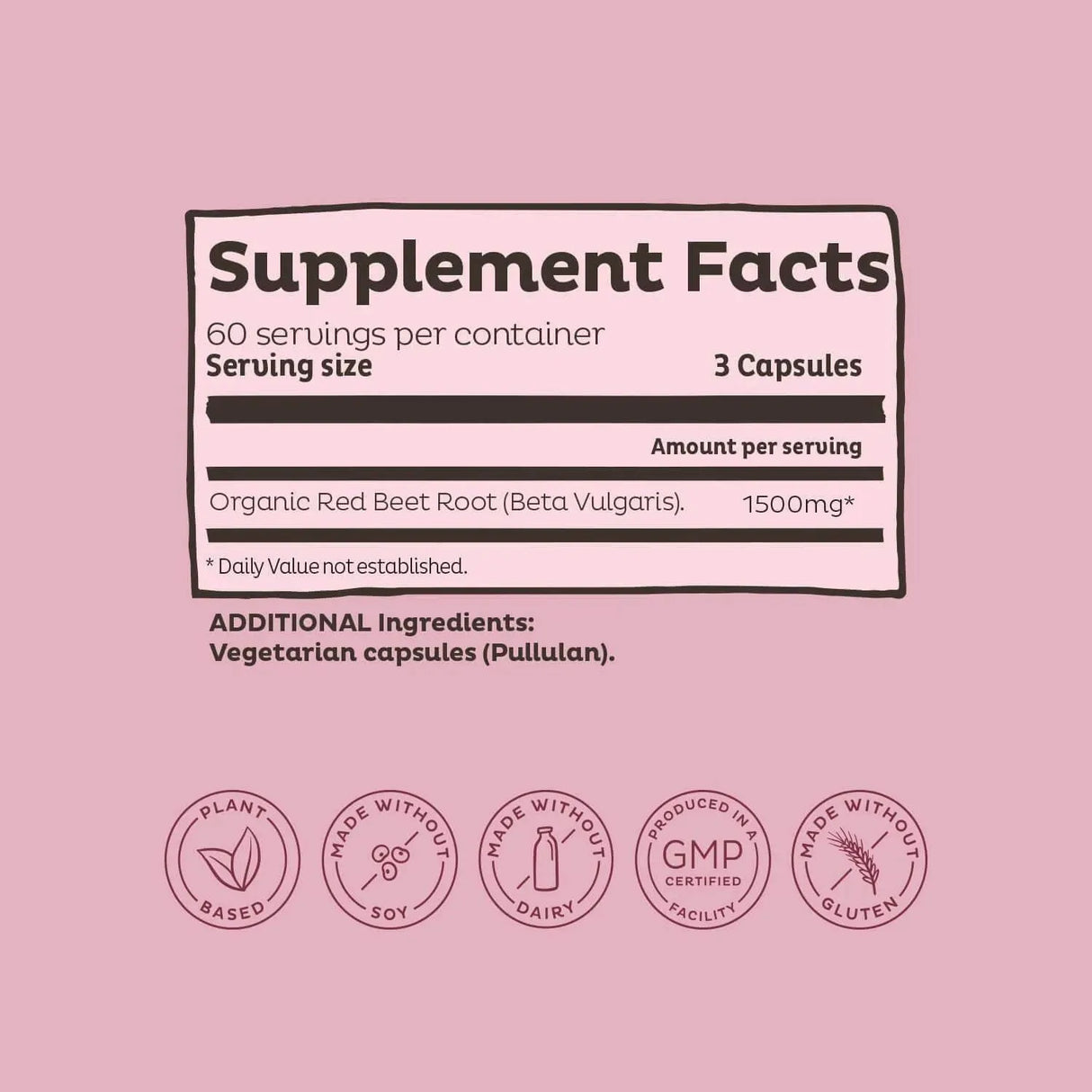 KOS - KOS Organic Beet Root 1500Mg. 180 Capsulas - The Red Vitamin MX - Suplementos Alimenticios - {{ shop.shopifyCountryName }}