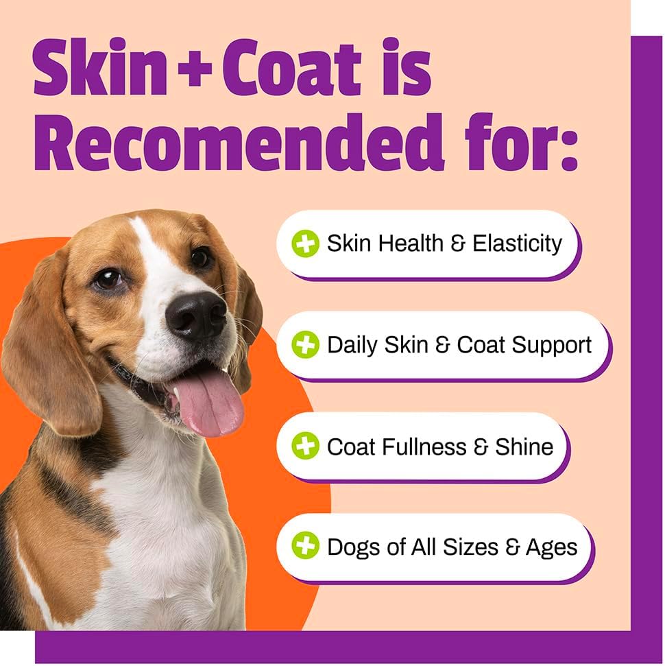Pet Naturals Skin and Coat for Dogs 30 Masticables