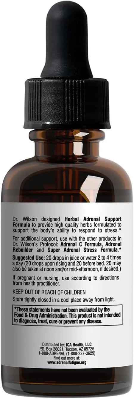 DR. WILSON'S - Dr. Wilson's Herbal Adrenal Support Formula 2 Fl.Oz. - The Red Vitamin MX - Suplementos Alimenticios - {{ shop.shopifyCountryName }}