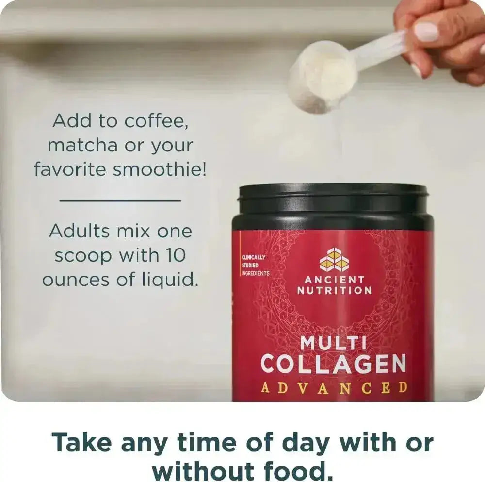 ANCIENT NUTRITION - Ancient Nutrition Advanced Collagen Powder Detox 414Gr. - The Red Vitamin MX - Suplementos Alimenticios - {{ shop.shopifyCountryName }}