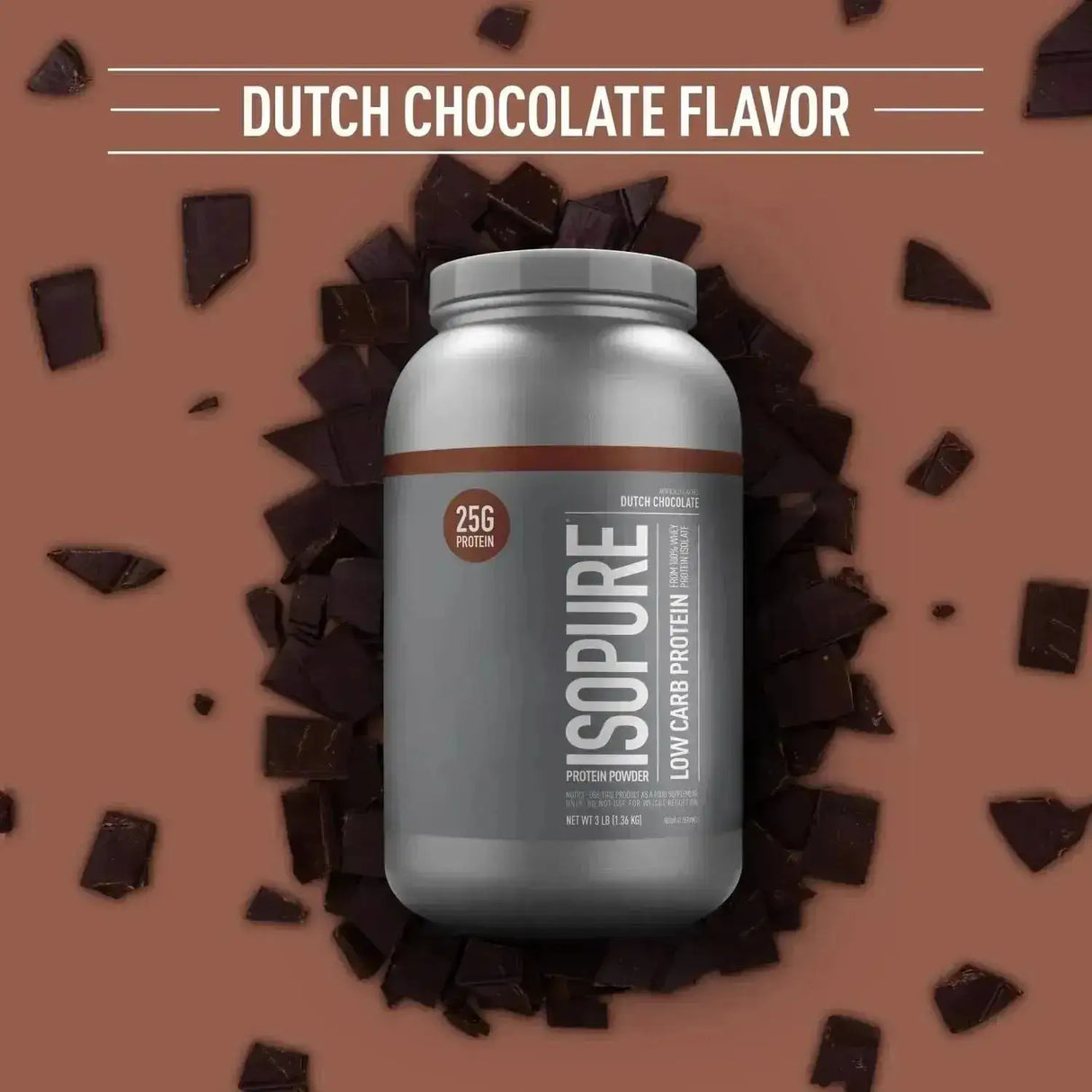 ISOPURE - Isopure Protein Powder 41 Servicios Dutch Chocolate 1.36 Kg. - The Red Vitamin MX - Suplementos Alimenticios - {{ shop.shopifyCountryName }}