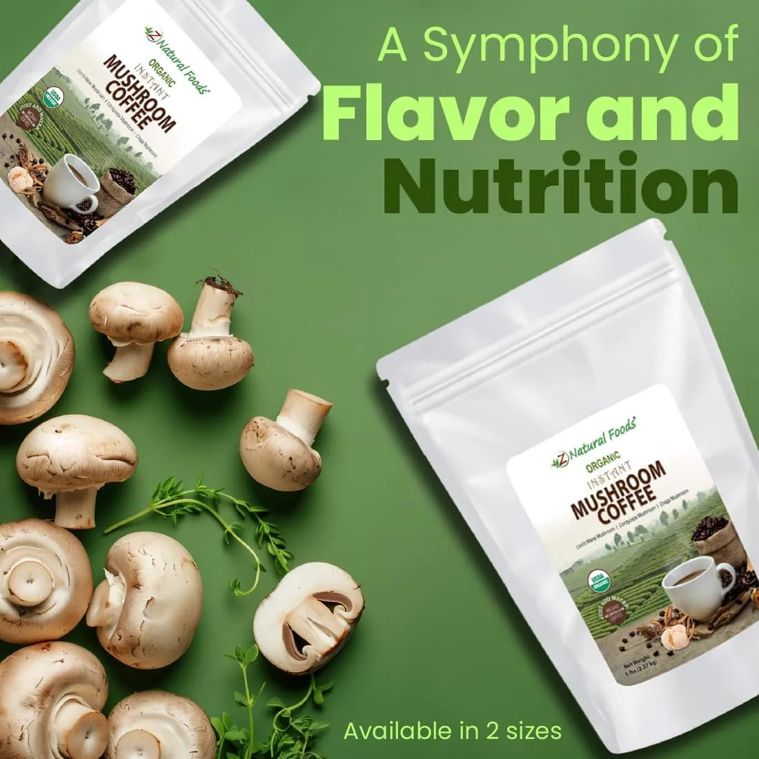 Z NATURAL FOODS - Z Natural Foods Organic Reishi Mushroom Extract Powder 454Gr. - The Red Vitamin MX - Suplementos Alimenticios - {{ shop.shopifyCountryName }}
