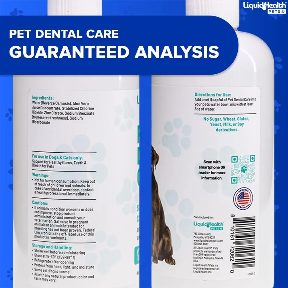 LIQUIDHEALTH - LIQUIDHEALTH Pet Dental Care Water Additive for Dogs & Cats 473Ml. - The Red Vitamin MX - Cuidado Dental Para Perros - {{ shop.shopifyCountryName }}