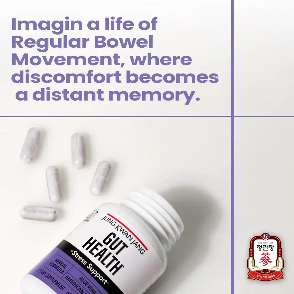 JUNGKWANJANG - JungKwanJang Gut Health Support with Aloe Vera and American Ginseng 60 Capsulas - The Red Vitamin MX - Suplementos Alimenticios - {{ shop.shopifyCountryName }}