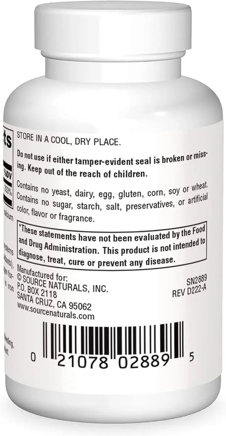 SOURCE NATURALS - Source Naurals Copper 3Mg. 120 Tabletas - The Red Vitamin MX - Suplementos Alimenticios - {{ shop.shopifyCountryName }}