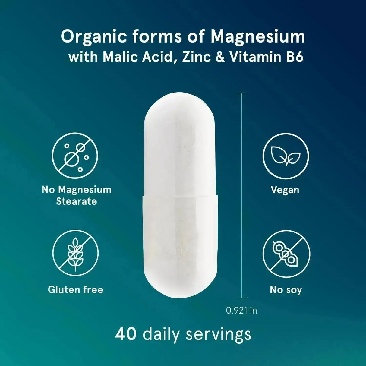 PUORI - Puori Organic Magnesium 300Mg. 120 Capsulas - The Red Vitamin MX - Suplementos Alimenticios - {{ shop.shopifyCountryName }}